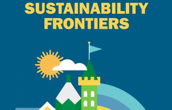 Illustrated graphic visualising the SSRP Sustainability Frontiers theme